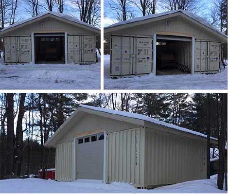 Shipping Container Garages & Cargo Container Projects