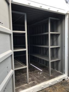 Shipping Container Shower: Pac-Van Phoenix Modifications